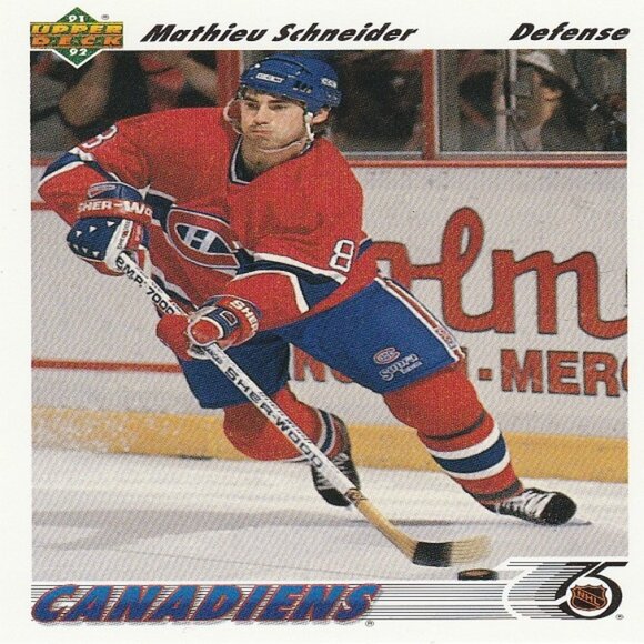 Mathieu Schneider Hockey Card Collection - Picture 2 of 3